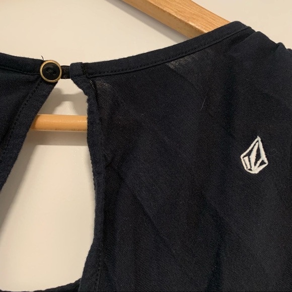 Volcom | Black Tee Shirt Tunic Dress Size Small - Picture 13 of 15